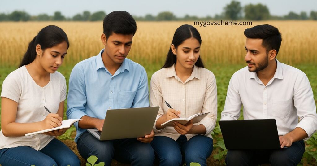 “Undergraduate students participating in ICAR Student READY program with rural agricultural training and entrepreneurship activities”