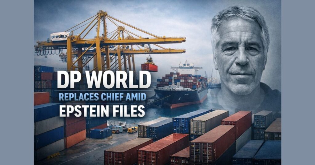DP World port operations as the company replaces a chief named in the Epstein files